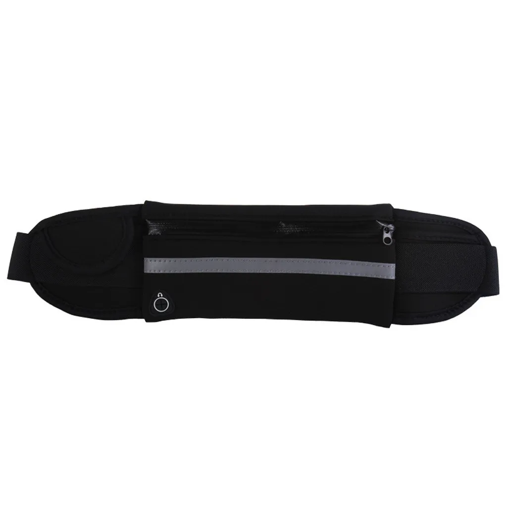 CONEED Fashion Waist Packs Unisex Sports Waterproof Belt Multi-Function Bag Zipper Messenger Bag Pouch Run Chest Waist Bag