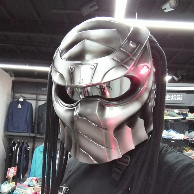 Motorfiets Predator Helm Flexibele Strip Verlichting Volledige Gezicht Dot  Hoge Kwaliteit Casco Moto Depredador Kleurrijke Lens - AliExpress  Automobiles \u0026 Motorcycles