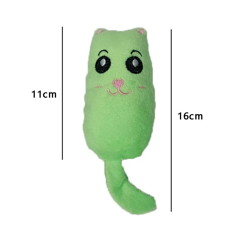 homemade cat toys Teeth Grinding Catnip Toys Funny Interactive Plush Cat Toy Pet Kitten Chewing Vocal Toy Claws Thumb Bite Cat mint For Cats hot pet toys best of sale Toys