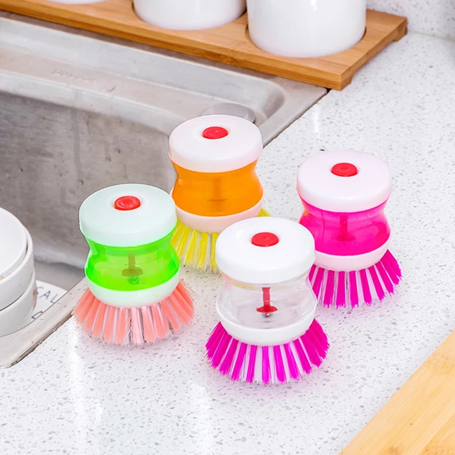 Kitchen Gadgets Hydraulic Dish Brush Pot Clean Brush Washing Up