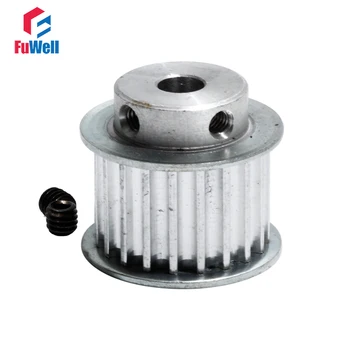 

HTD5M Timing Pulley 24T Gear Pulley 21mm Belt Width 6/6.35/7/8/10/12/14/15/20mm Bore 5mm Teeth Pitch 24Teeth Timing Belt Pulley