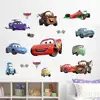 Cartoon Mcqueen Cars 3D Wall Stickers for Kids Room Boys Fake Window PVC Wallpaper Murals Sticker Decals Room Decoration Nursery ► Photo 3/6