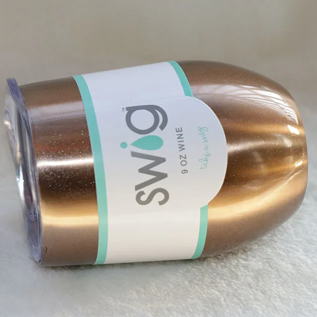 Swig кружки винного цвета Termos Tumber кружка из нержавеющей стали Термос Stemless 9oz с крышками