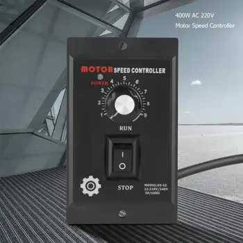 

AC 220V Motor Speed Controller 400w Digital Adjustable Stepless Motor Speed Controller 0-1450rpm Control de velocidad del motor