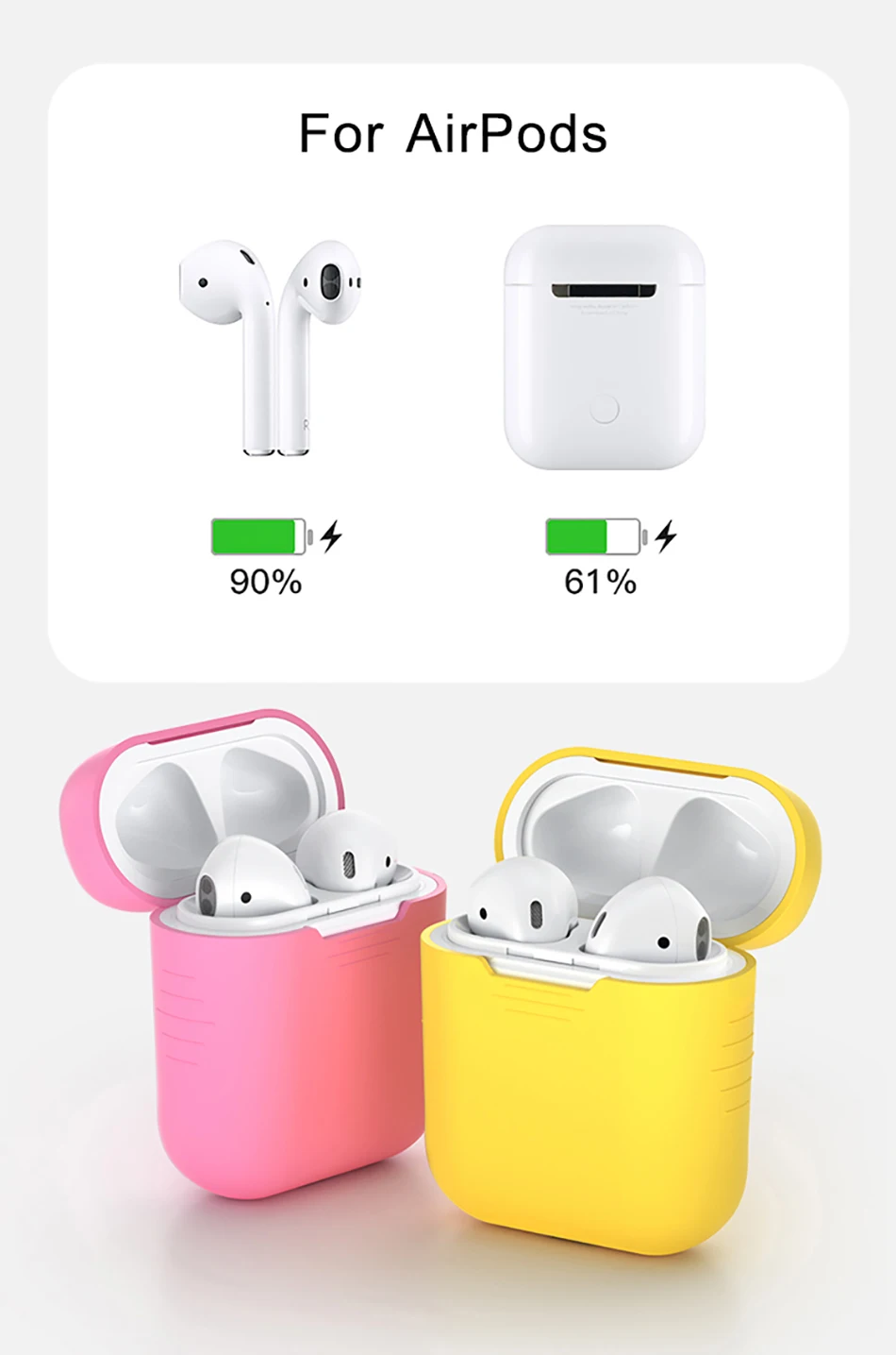 Силиконовый чехол для Apple Airpods для Air Pods чехол s для Airpods Pro Bluetooth наушники кожаный чехол для наушников Аксессуары