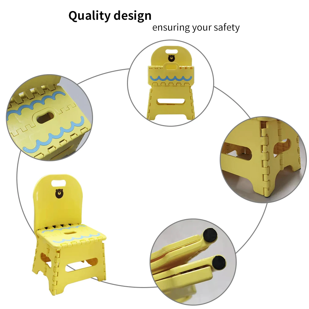 Складной детский табурет PP материал пластик складной шаг табуреты сад Складное Сиденье для детей взрослых ванная комната спальня