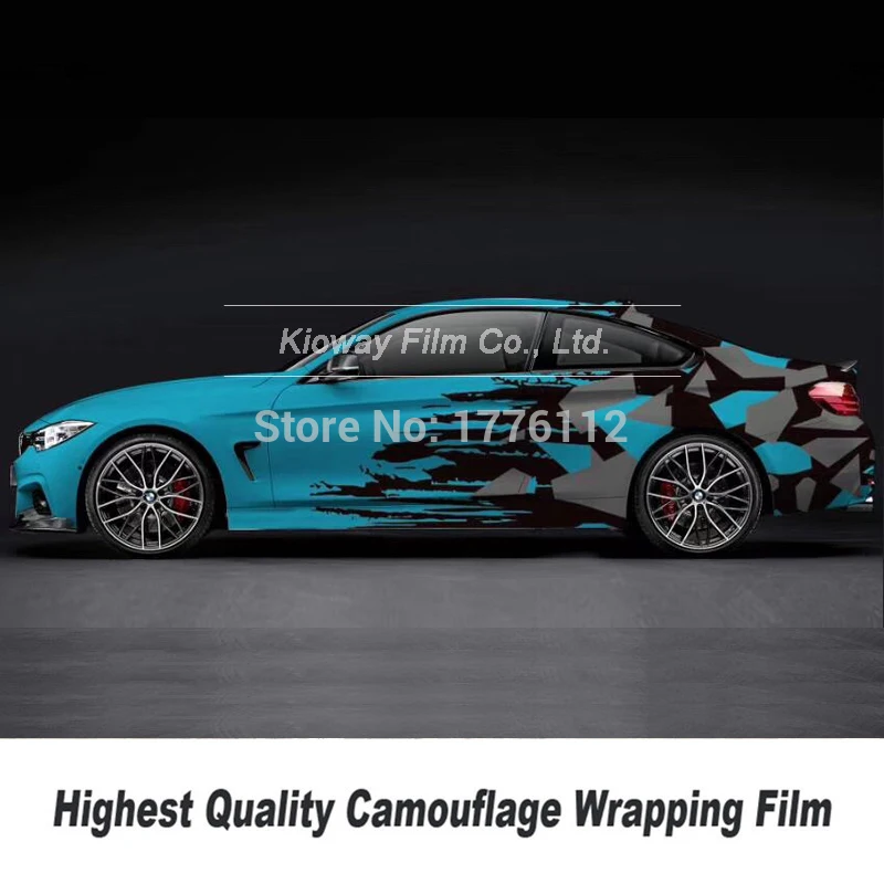 Compare Hoogste Kwaliteit Camo Vinyl Camouflage Auto Wrap Vinyl Sticker Sheet Voor High End Auto High Definition Bilaterale Symmetrie