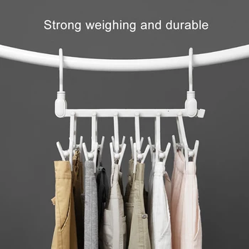 

Multifunctional 3D Magic Pants Rack Multilayer Pants Rack Pants Hanger Household Magic Pants Folder Wardrobe Storage Pants Rack