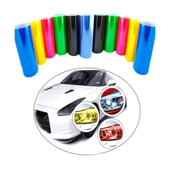 

Car Light Film 30x60cm Car Tone Fashion Headlight Taillight Fog Vinyl Smoke Film Foil Sticker Covers All Cars Car Shape