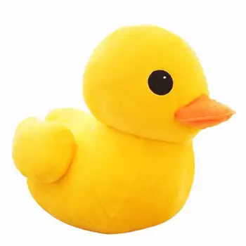 

1PCS Little Yellow Duck Doll Soft Toys Plush Shape Pillow Pattern Stuffed sleeping Cushion Toys Boy Girl Birthday Gifts