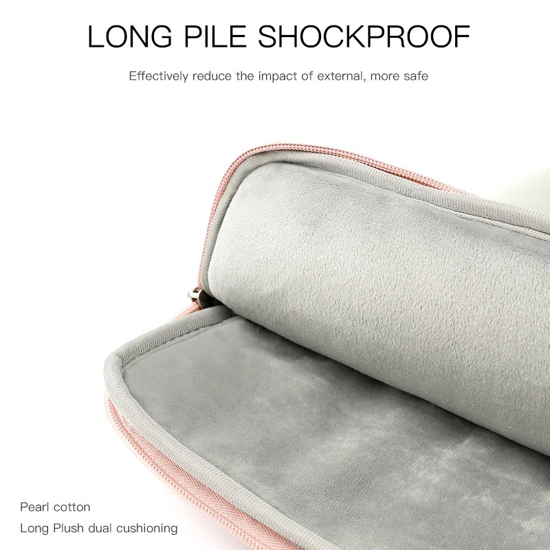 Bolsa do Portátil para Mulheres Notebook Case de Transporte Maleta para Macbook ar 13.3 14 15.6 Polegada Homens Bolsas Ombro Pro 13 Case Mouse Bolsa - Imagem 3