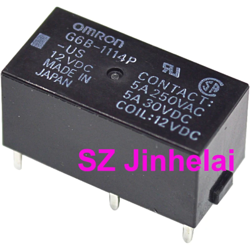 10 Pz Omron G6B-1114P-Us Dc24V Dc12V Dc5V Autentico Relè Originale 24Vdc 12Vdc 5Vdc 300. 10