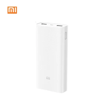 

Original Xiaomi mi Power Bank 20000mAh 2C External Battery portable charging Dual USB Ports Two-wayQuick Charge QC3.0 Powerbank
