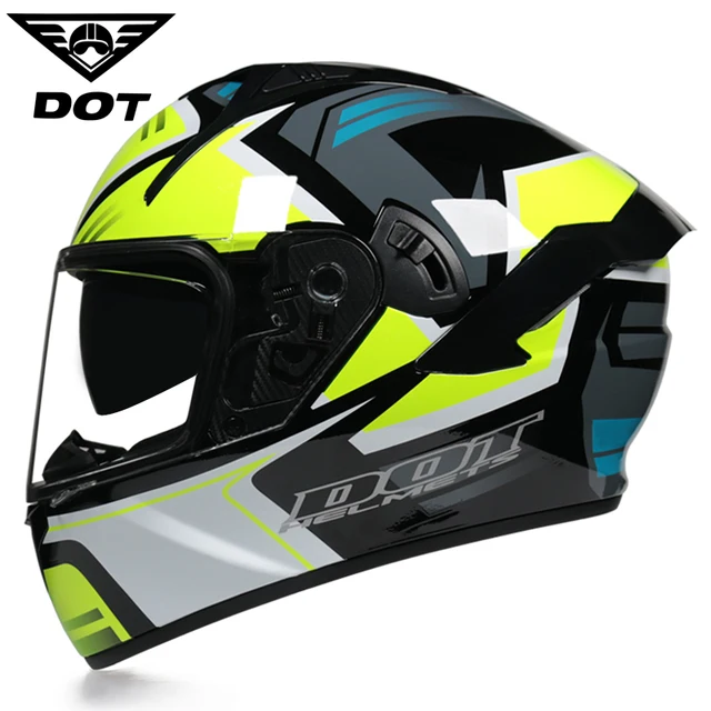 DOT Four Seans Full Face Classic Motorcycle Go kart helmet MTB ATV  Motorbike headgear casque casco capacete|Helmets| - AliExpress