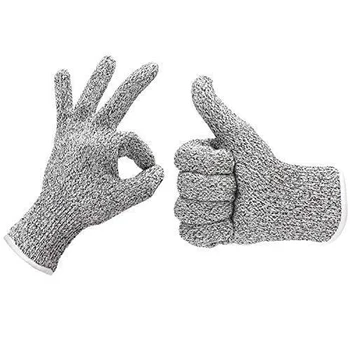 

Anti Cut Proof Gloves Hot Sale Grey Anti-cut Level 5 Safety Work Gloves Cut Resistant Gloves Anti-stab Fishing Industry Gloves