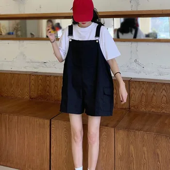 

Summer Women Korean Shorts Sexy Ripped Overalls High Waist Denim Shorts Stretch Fabric Plus Size Casual Shorts