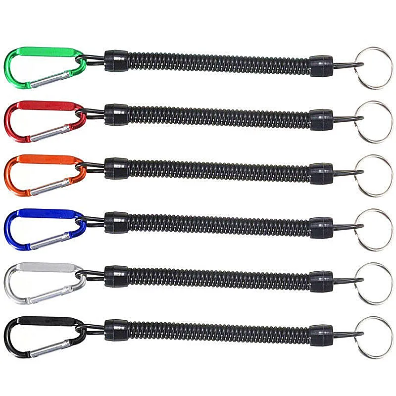 

1Pcs Fishing Lanyards Boating Ropes Kayak Camping Secure Lip Grips Tackle Fish Tools Fishing Accessory Carabiner