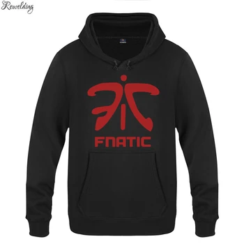 

Fnatic Team LOGO Game Hoodies Men Fashion Winter Men's Long Sleeve Pullover Fleece Hooded Sweatshirts