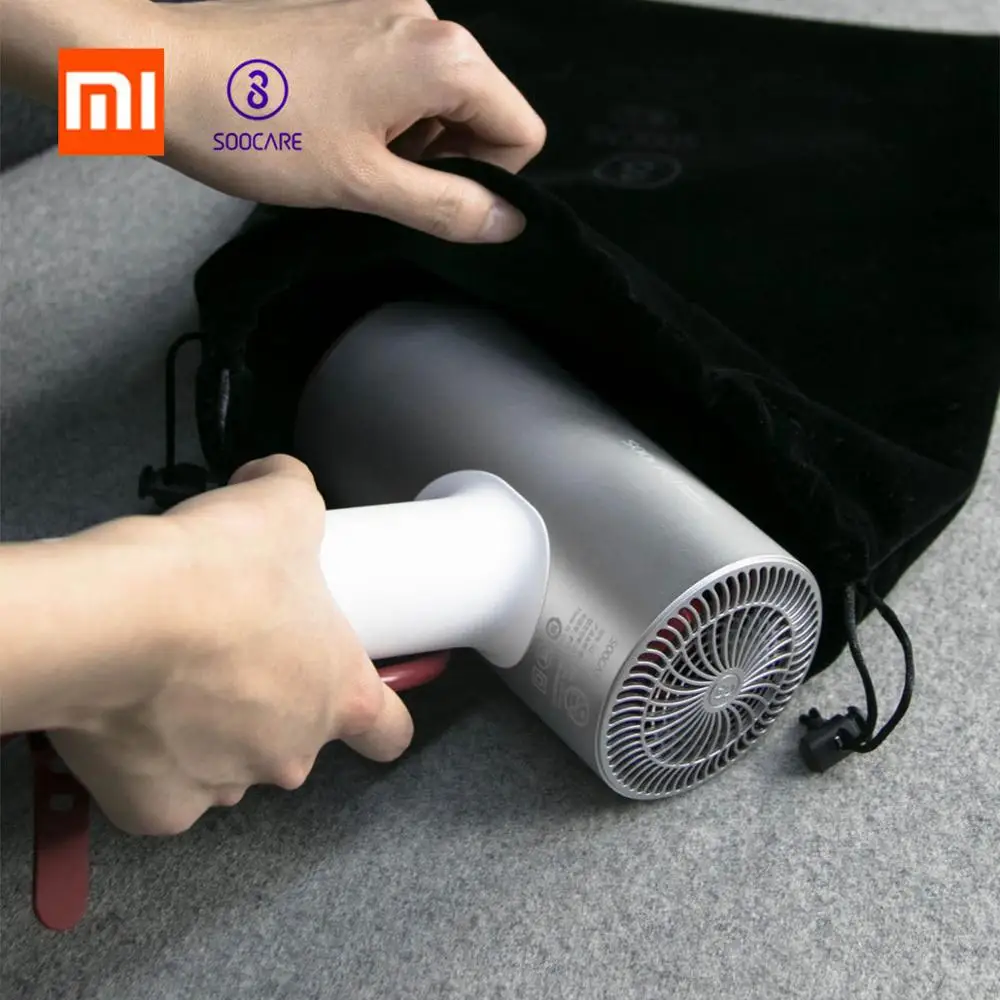 Xiaomi Mijia Soocas H3 Анион Фен корпус из алюминиевого сплава 1800 Вт воздушный выход анти-горячий инновационный диверсии дизайн