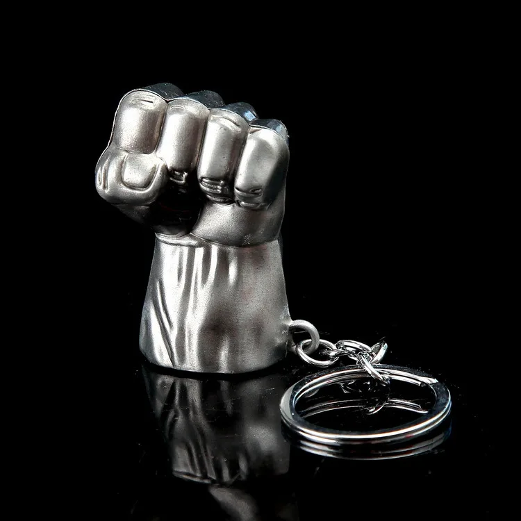 Мстители Бесконечность войны брелок супергерой Халк кулак сплав брелок для женщин и мужчин ювелирные изделия кулон сувенир, брелок для ключей