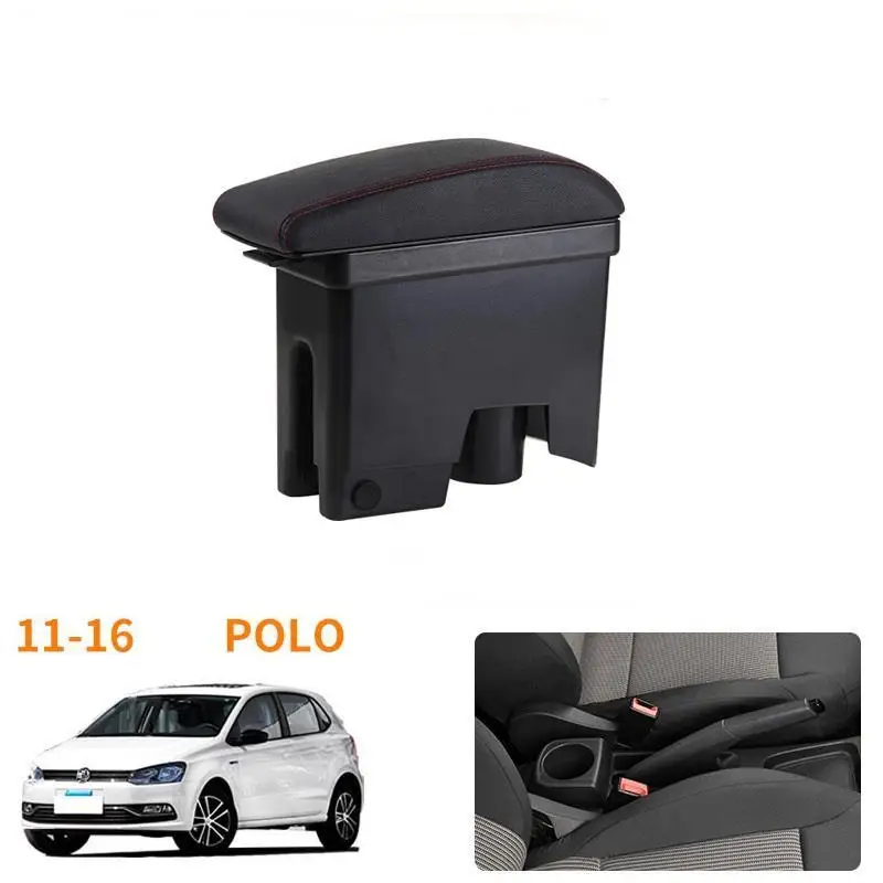 MODEL M Automovil интерьер модернизированные модифицированные молдинги декоративные подлокотники автомобиля Стайлинг подлокотник 11 12 13 14 15 16 для Volkswagen Polo - Название цвета: MODEL M