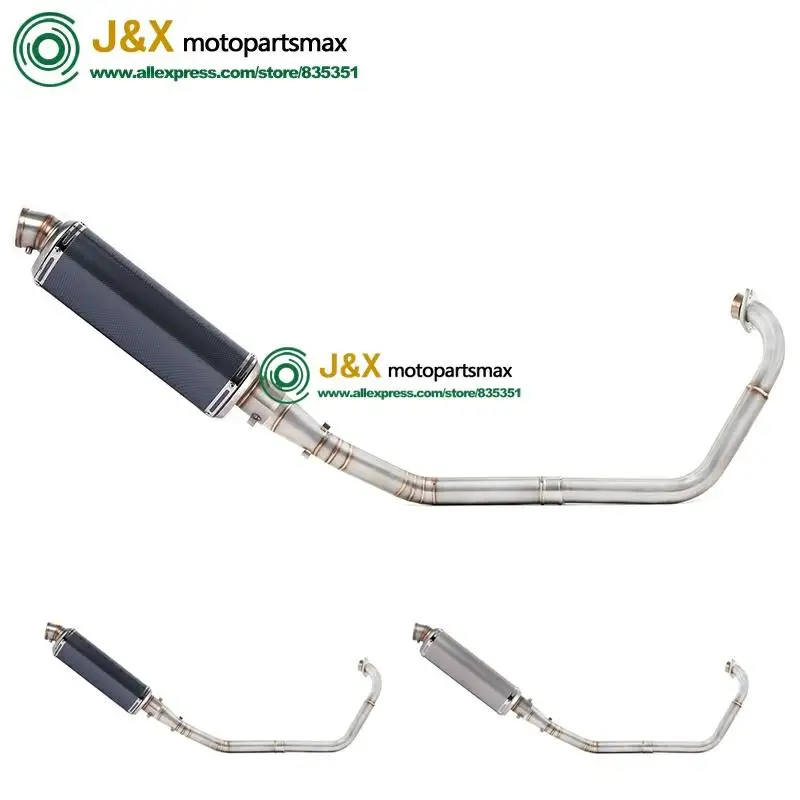 Полная выхлопная система мотоцикла Escape slip on для yamaha YZF R15 MT15 MT-15 2008- средняя труба глушителя DB-Killer
