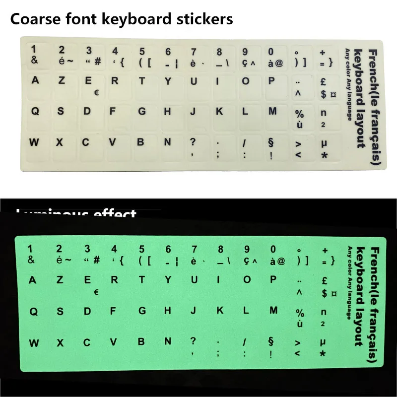 Sr German Japanese French 3 Language Keyboard Scrub Smooth Stickers Layout Button Letters For Pc Computer Laptop Accessories Keyboard Covers Aliexpress