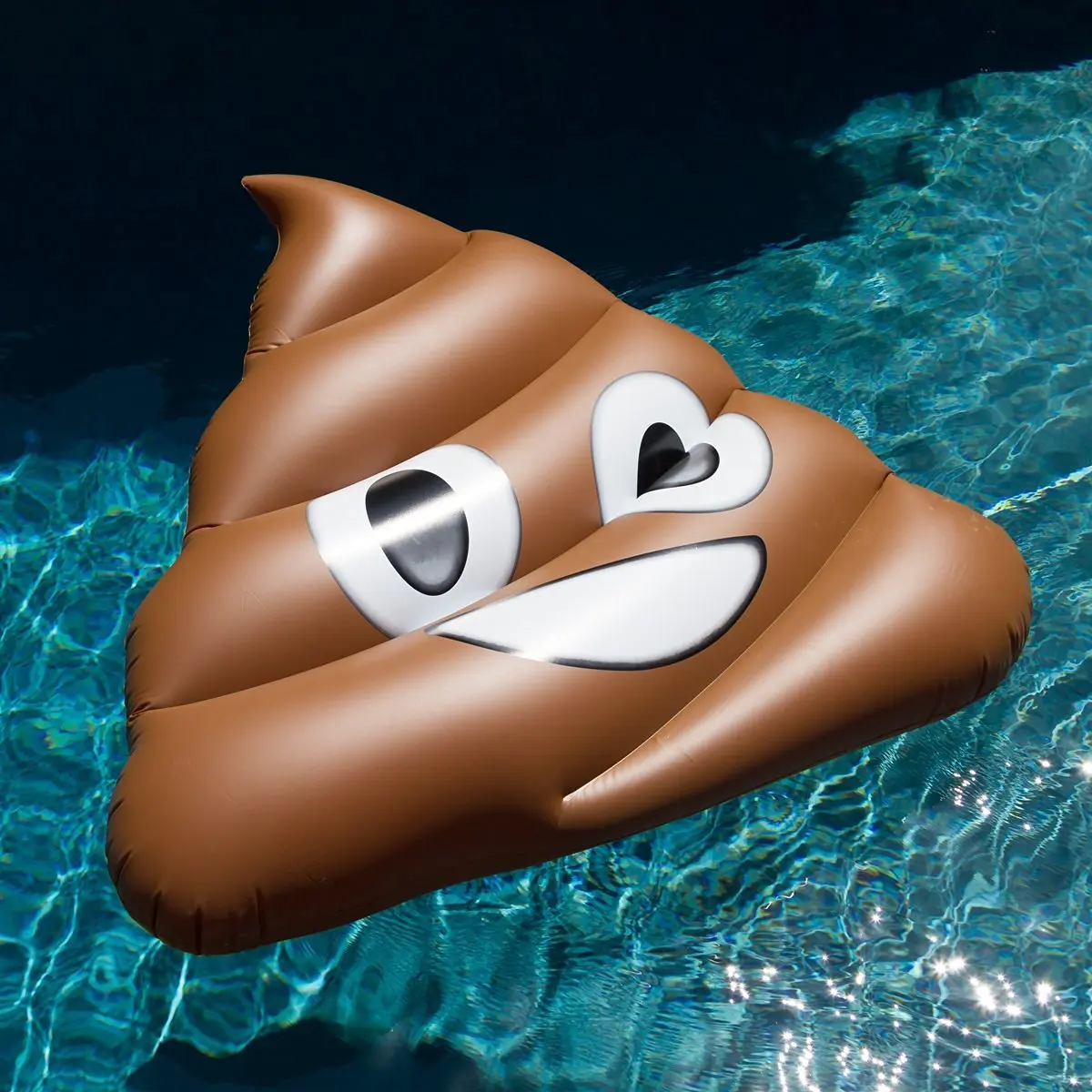 

Dongguan PVC Inflatable Poop Floating Row Inflatable Smiley Poop Floating Bed, Adult Inflatable Blisters