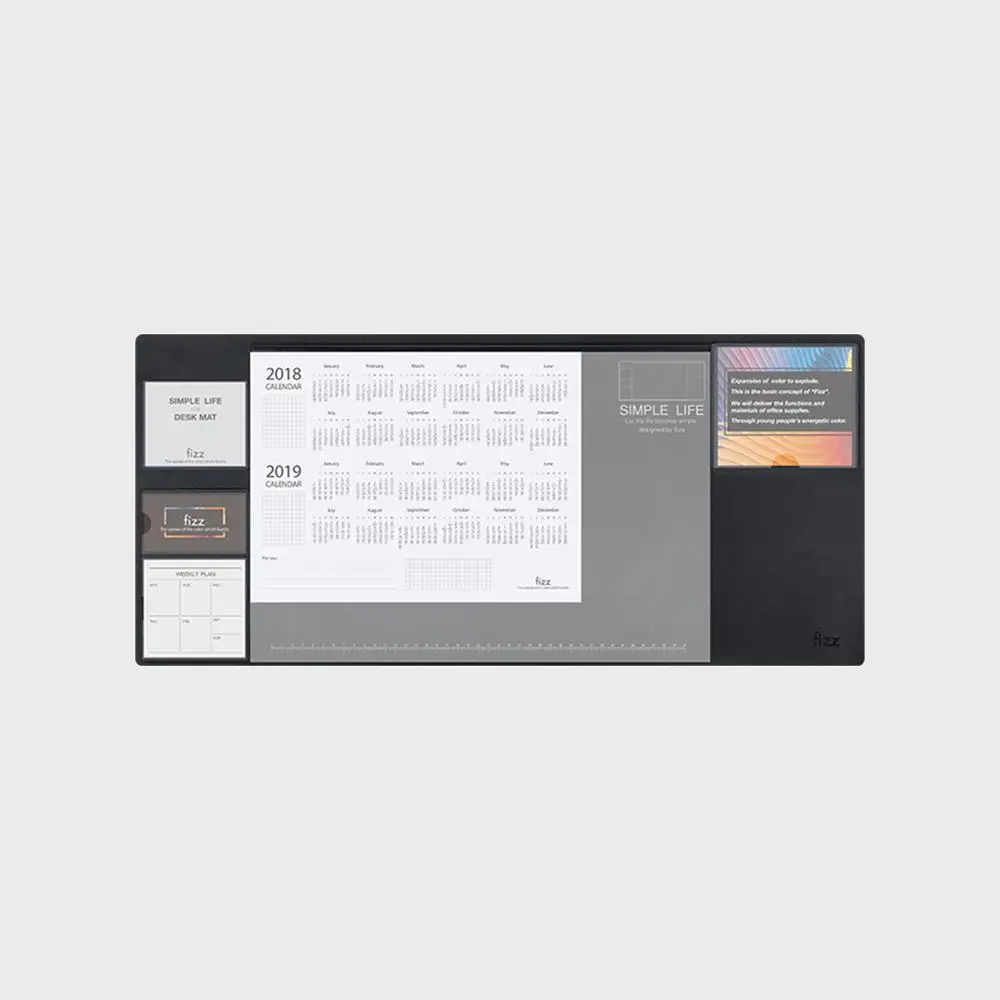 XIAOMI Fizz многофункциональный офисный Настольный коврик Еженедельный планировщик настольный органайзер для бумаг стол для хранения памятки коврик нескользящий обучающий коврик держатель для карт