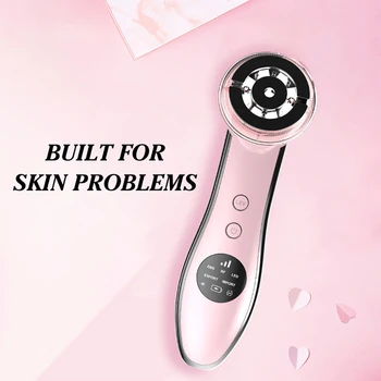 

Beauty Instrument Ultrasonic Vibration Cleansing Instrument Iontophoresis Instrument LED Skin Rejuvenation Instrument