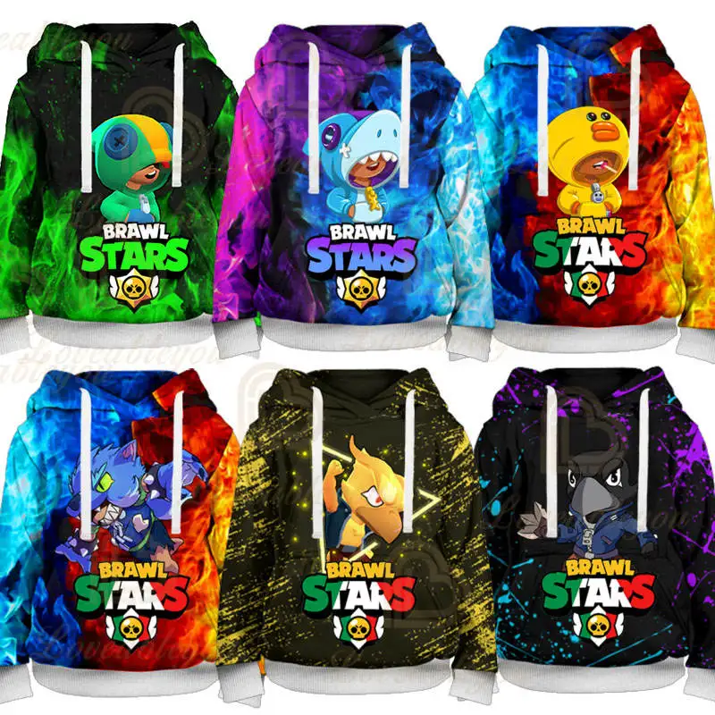 Leon y Cuervo camiseta Sudadera con capucha de pelear estrellas niño Jackie Sandy Nita sudadera niños Bibi Max vuelos Tops de bebé el P traje