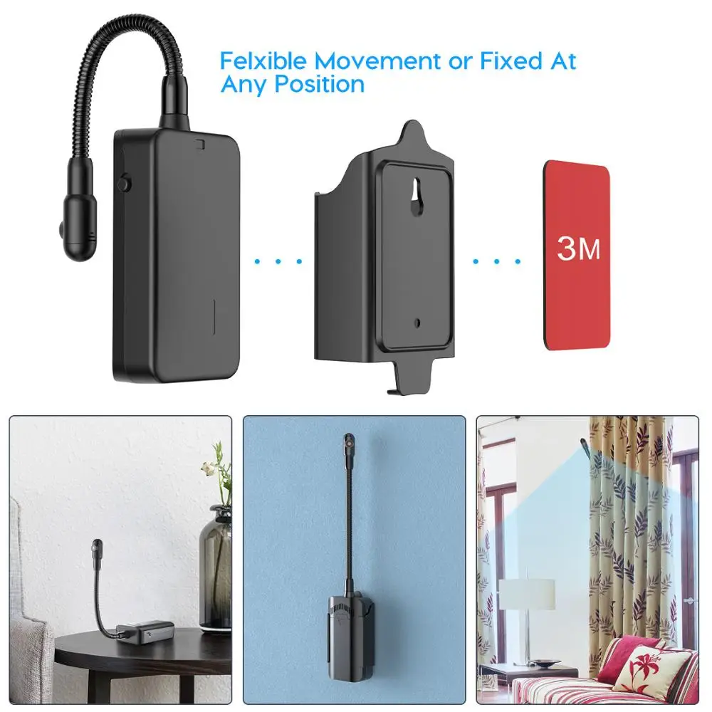 Câmera de Monitoramento Câmera sem Fio com Wifi Noturna e Detector de Movimento Hfd de Segurança com Visão Remoto Secret Micro Espia 4k - Image 4