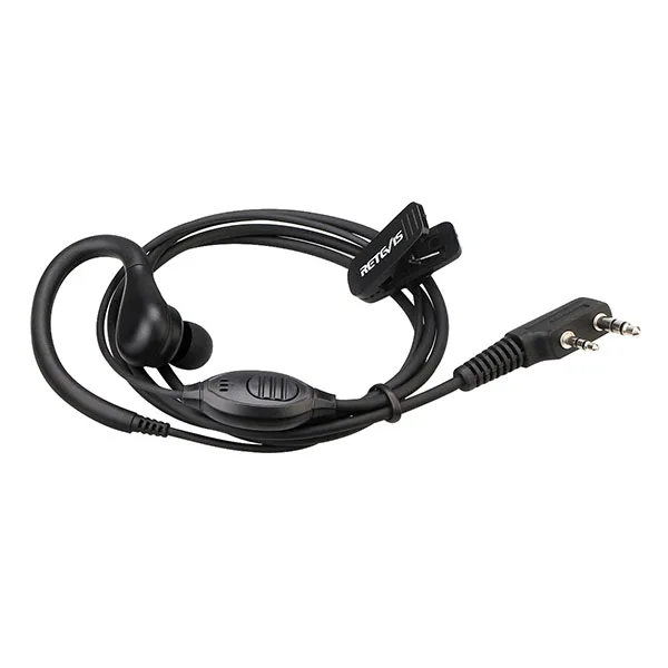 EEK007 RT22 Earpiece Walkie Talkie 2Pin Earhook Two Way Radio Earphones for RB6