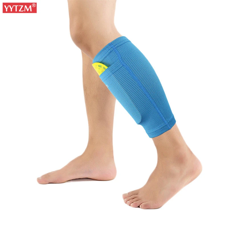Football Leg Plate Socks With Pocket Suit Sleeves Support Adult Ventilation Training Basketball Guards Protective Pads 1 Pair