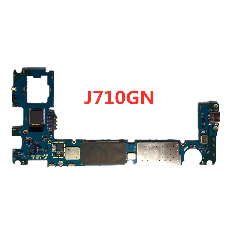 Original for Samsung Galaxy J7 2016 Unlocked mainboard J710GN J710F  J710G  J700F motherboard with Full Chips 16GB logic compact