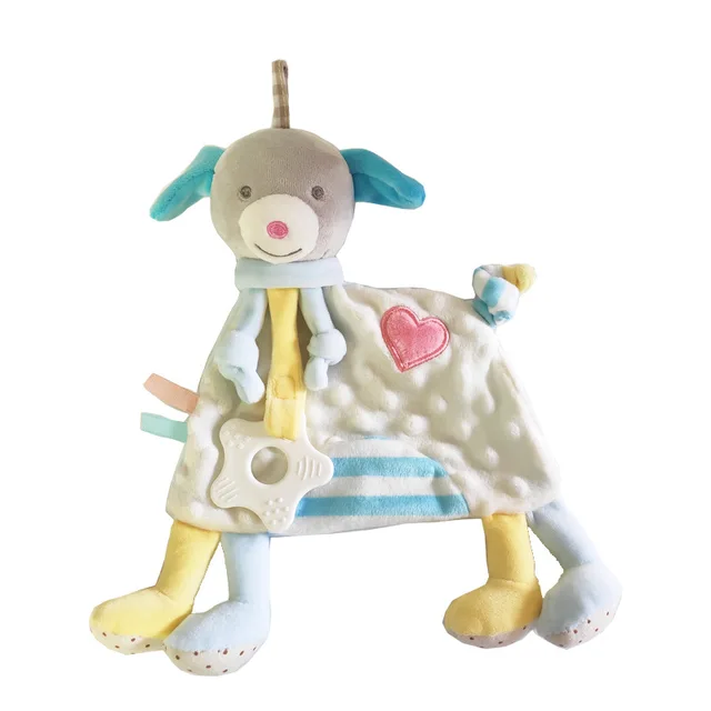 Toddler Animal Doll Baby Infant Soothe Appease Towel Soft Plush Comforting Toy Towel Security Blanket Baby Toys Soothing Towel 4