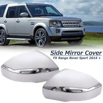 

Right/Left Chrome Wing Side Mirror Cover Fit for Range Rover Sport 2014 2015 2016 2017 2018 2019 Wing Side Mirror Covers