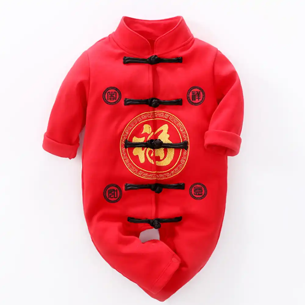 newborn baby winter clothes chinese new year trad
