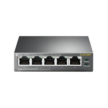 

TL-SF1005P unmanaged Fast Ethernet (10/100) Black Power over Ethernet (PoE)
