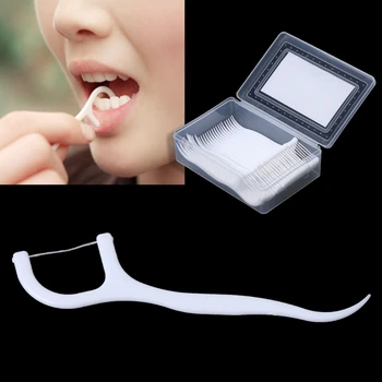 

30Pcs Sticks Health Tooth Clean Picks Dental Floss Flosser Toothpicks Oral Care 667D