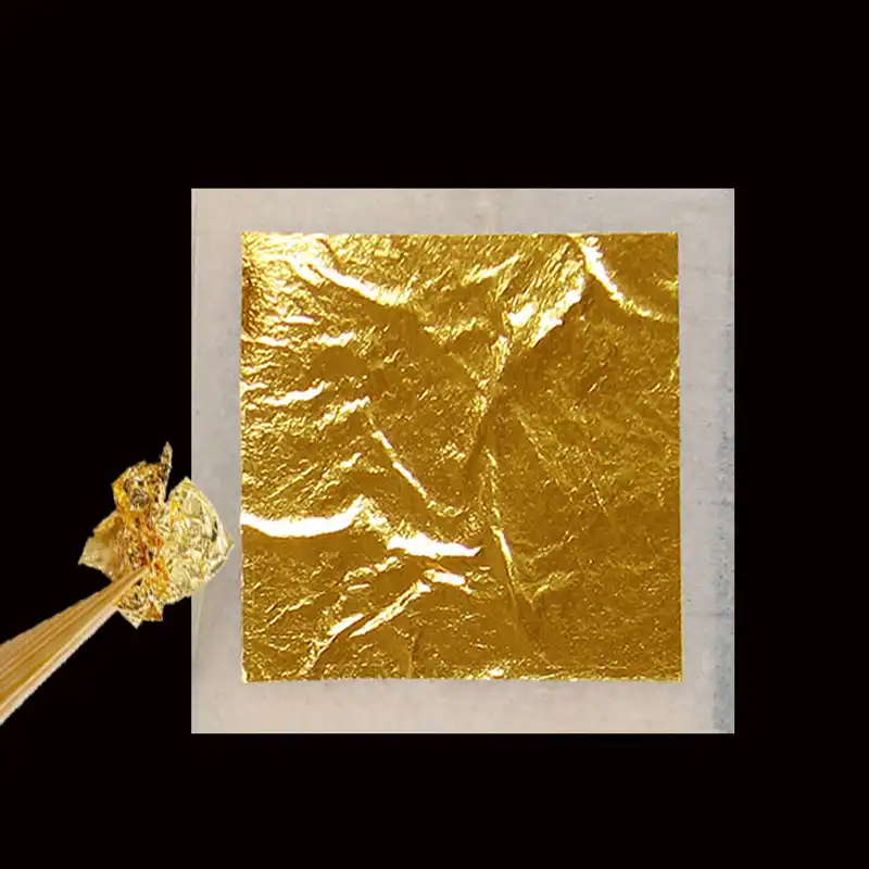 1Pcs Eetbare Bladgoud Vellen Papier 4.33Cm 24K Pure Echt Facial Gouden  Folie Voor Arts Broodjes Crafting chocolade Decoratie Diy|Craft Paper| -  AliExpress