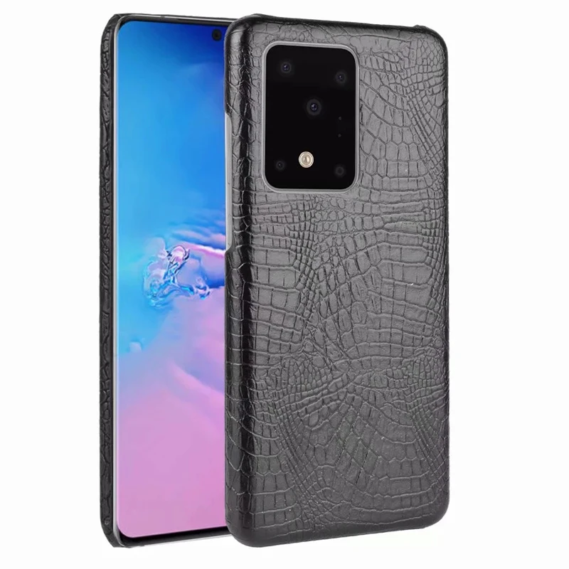 Case For Samsung Galaxy S20 Ultra Case S20 Plus A71 A51 A21 A01 Note 10 Plus A70 A50 Crocodile Snake Pu Leather Shell Case Cover