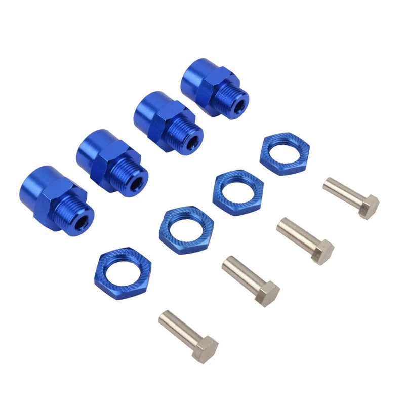 

Aluminum Alloy Wheel Hex Hub Adapter 12Mm to 17Mm Conversion Bouncing Parts for 1/10 RC Car