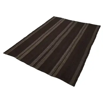 

163x254 Cm Brown Handmade Vintage Turkish Kilim Rug-5x8 Ft