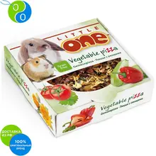 Литтл Ван Пицца с овощами Лакомство-игрушка для всех видов грызунов 55г Литтл Ван Пицца с овощами Лакомство-игрушка для всех видов грызунов 55г