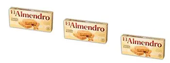 

El Almendro - Pack comprend 3 Turron blando, Nougat mou d'Amande - Qualité Supérieure - 200gr (Sans Gluten) - (Touron)Produit