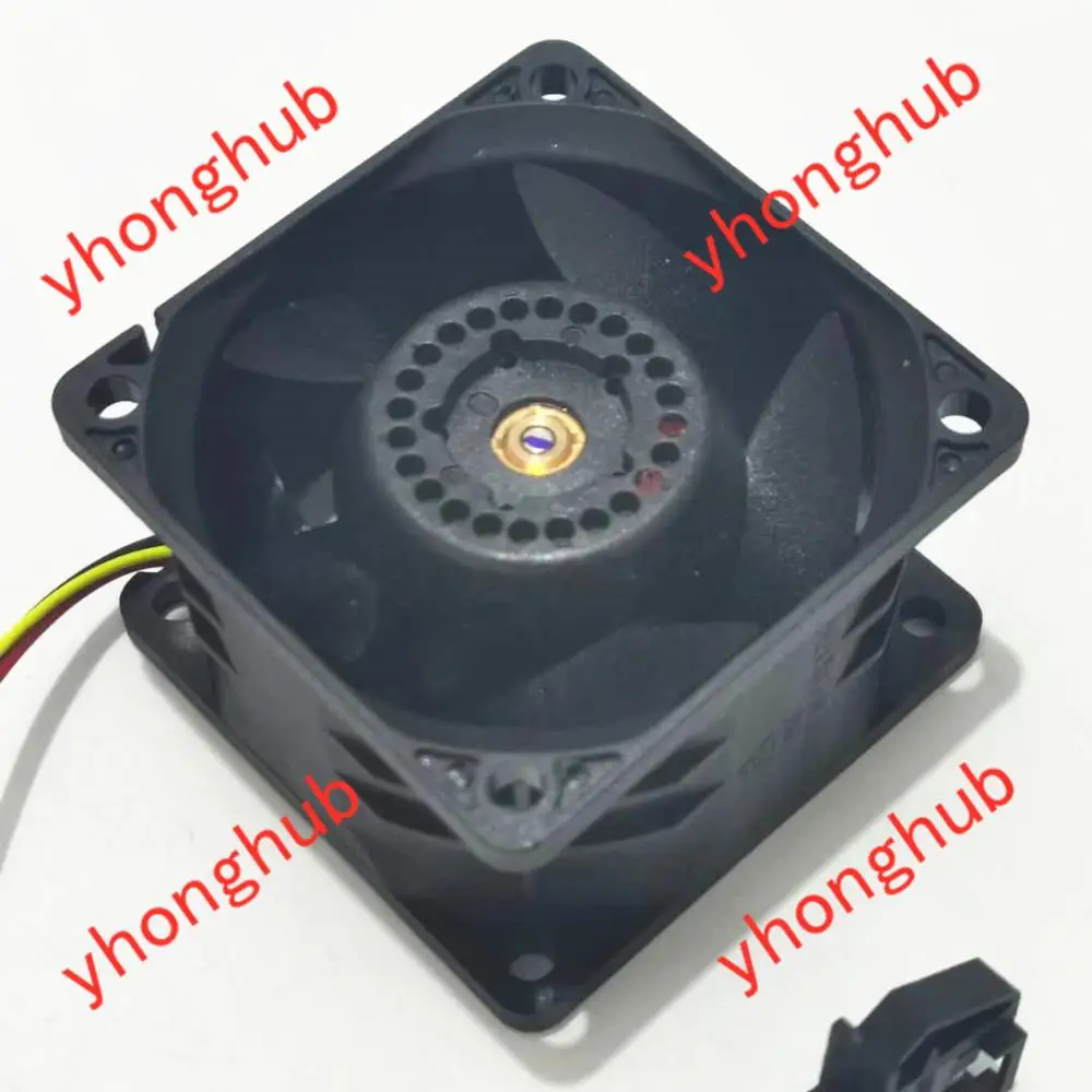 Ventilador de Refrigerador de Servidor de 4 Delta Electronics 24v 1.20a 60x60x38mm Fios Pfr0624dhe Dh1c dc - Imagem 2
