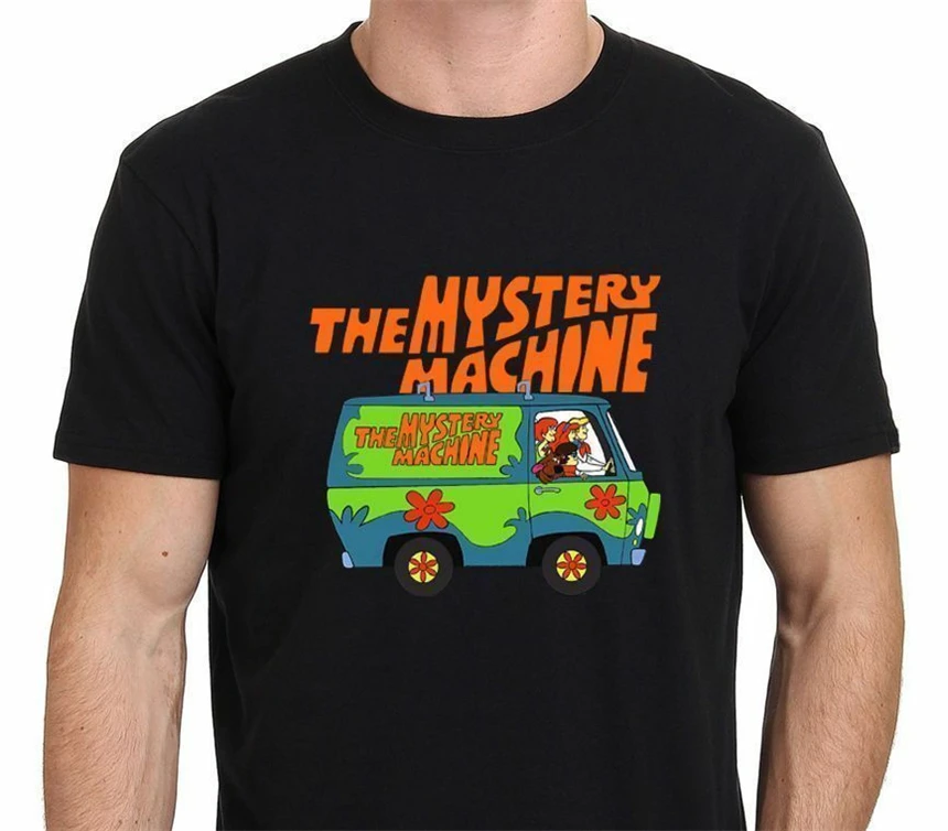 Футболка Scooby Doo Mystery Machine на заказ футболка с принтом | Мужская одежда