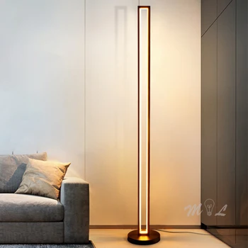 

Nordic Ins Standing Lamp for Living Room Metal Strip Led Floor Lamp Decorative Floor Lights Bedroom Light Stand Modern Tall Lamp