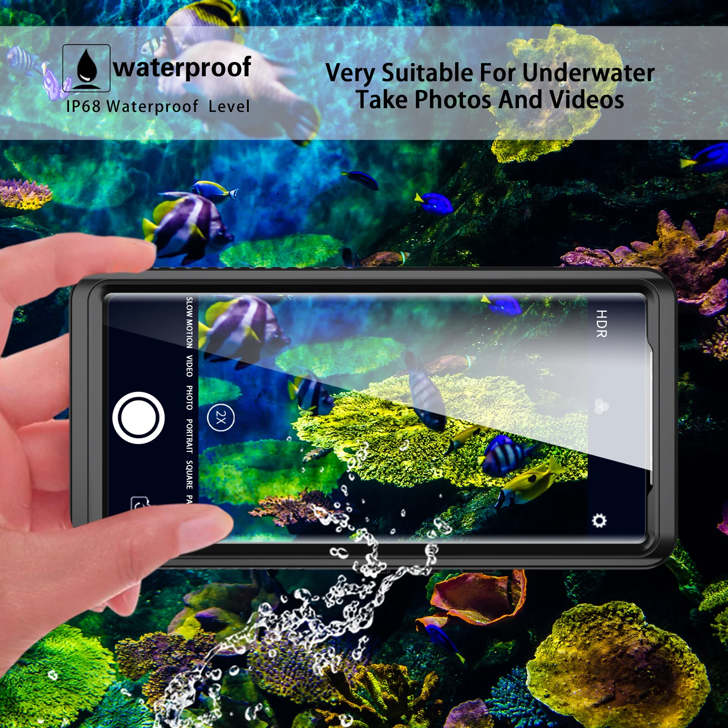 em PET transparente ultrafina, 6 7a e 6a, nível IP68
